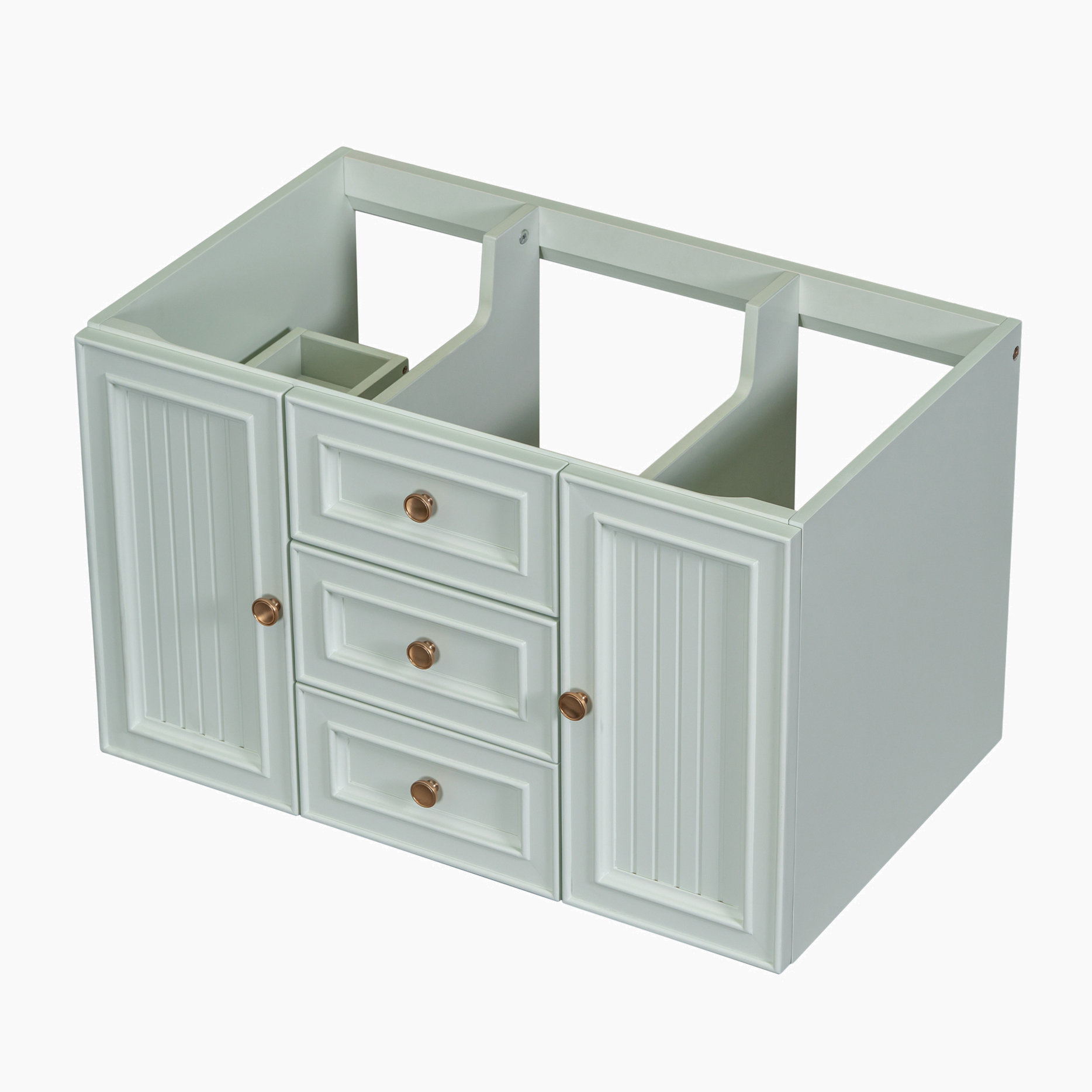 Hewei 30" Wall Mounted Bathroom Vanity Without Sink, Cabinet Base Only ...